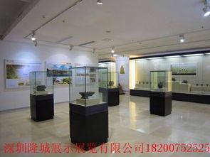 隆城展示制作掀開式博物館展柜 液壓式展柜